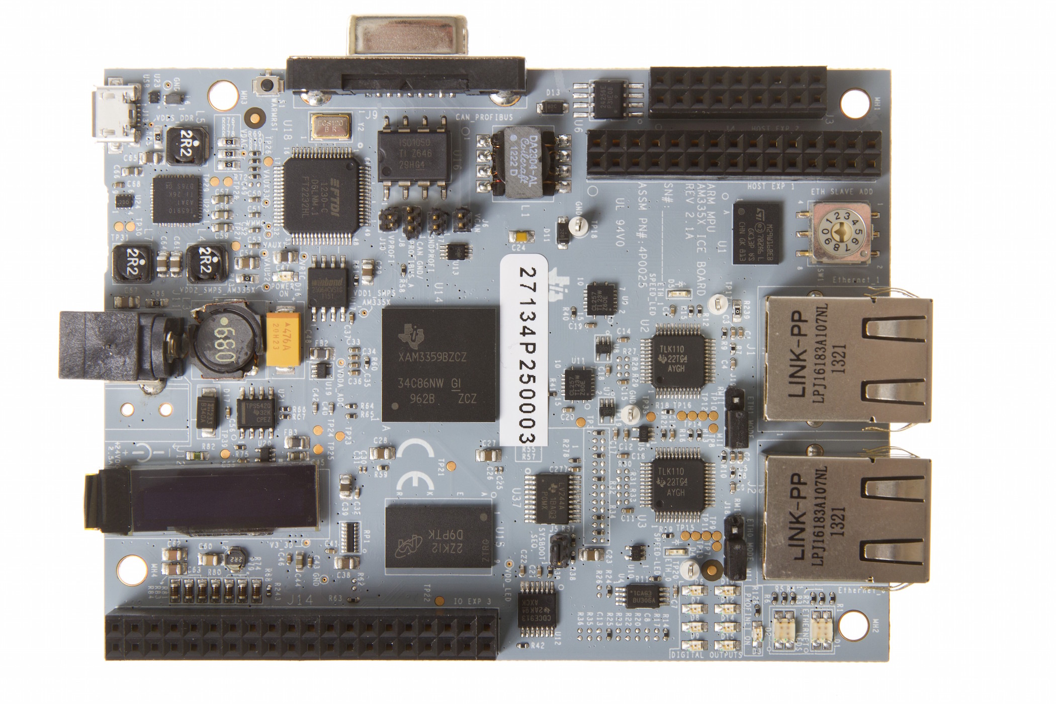 EtherCAT модуль аналогового ввода/вывода 4-AI/4-AO